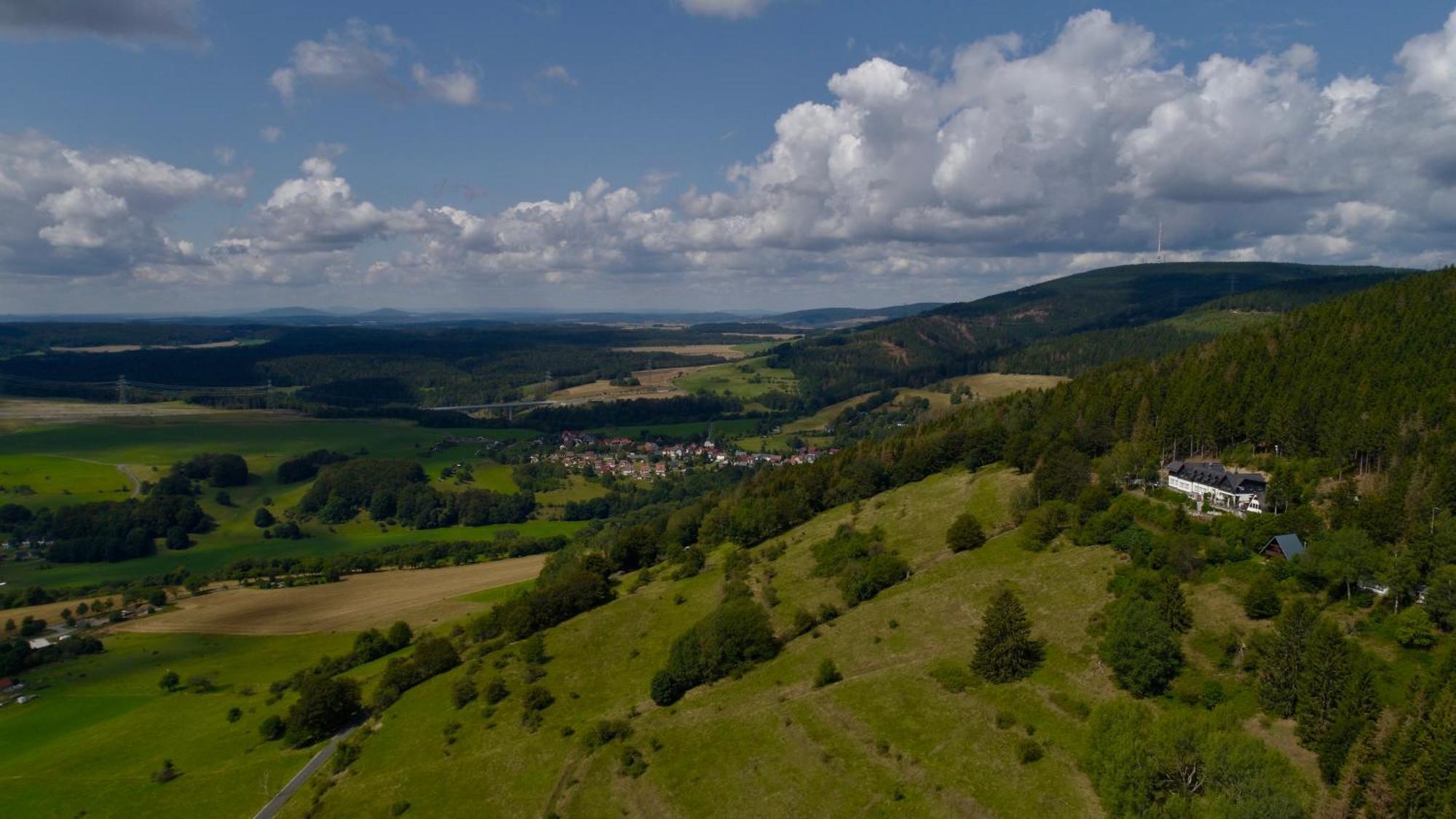 Die Triniushuette "Thueringens Schoenste Aussicht" Rauenstein Exterior foto