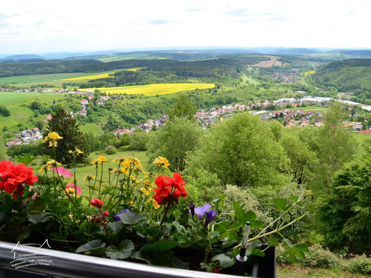 Die Triniushuette "Thueringens Schoenste Aussicht" Rauenstein Exterior foto