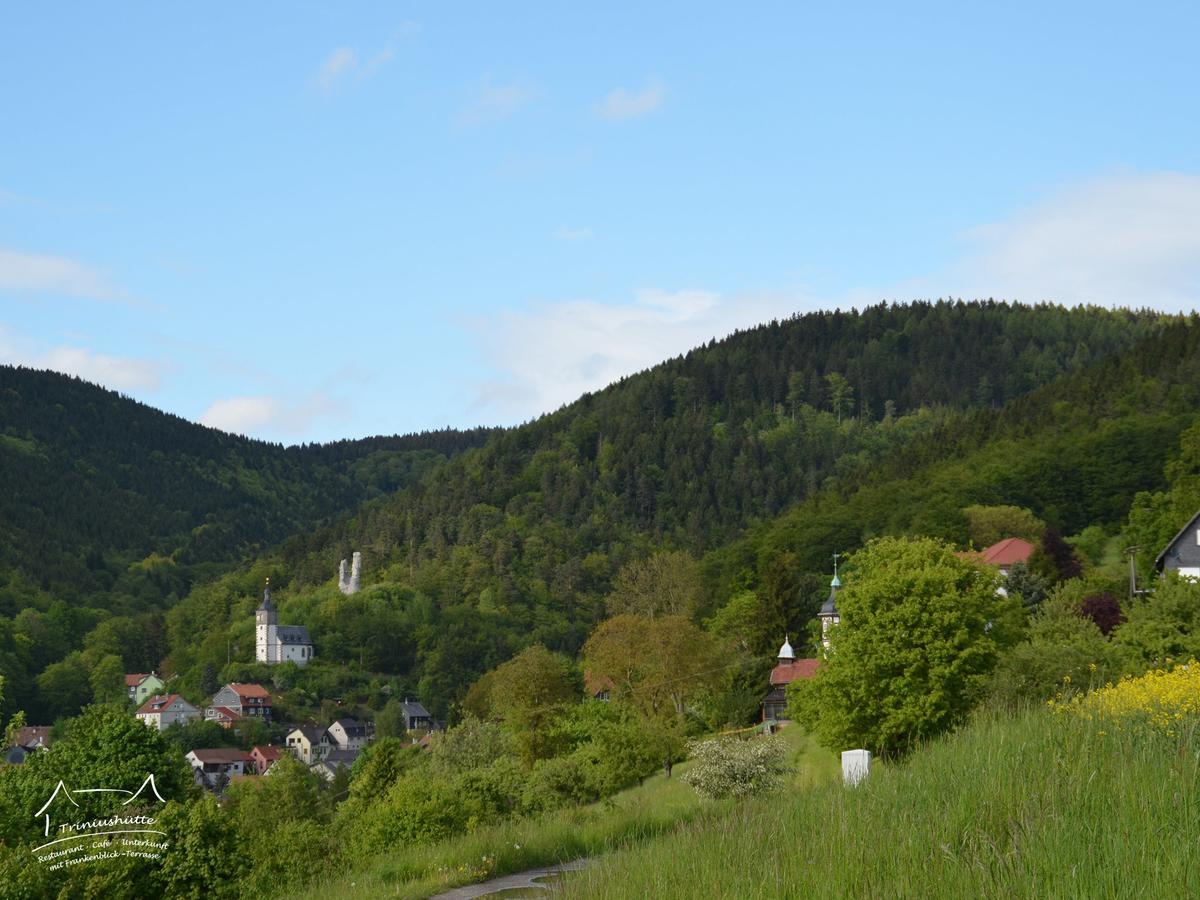 Die Triniushuette "Thueringens Schoenste Aussicht" Rauenstein Exterior foto