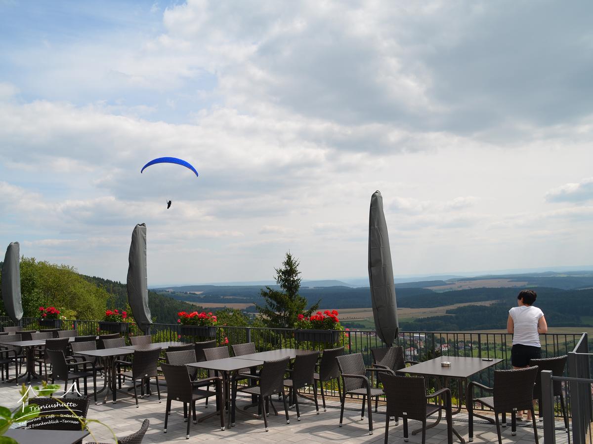 Die Triniushuette "Thueringens Schoenste Aussicht" Rauenstein Exterior foto