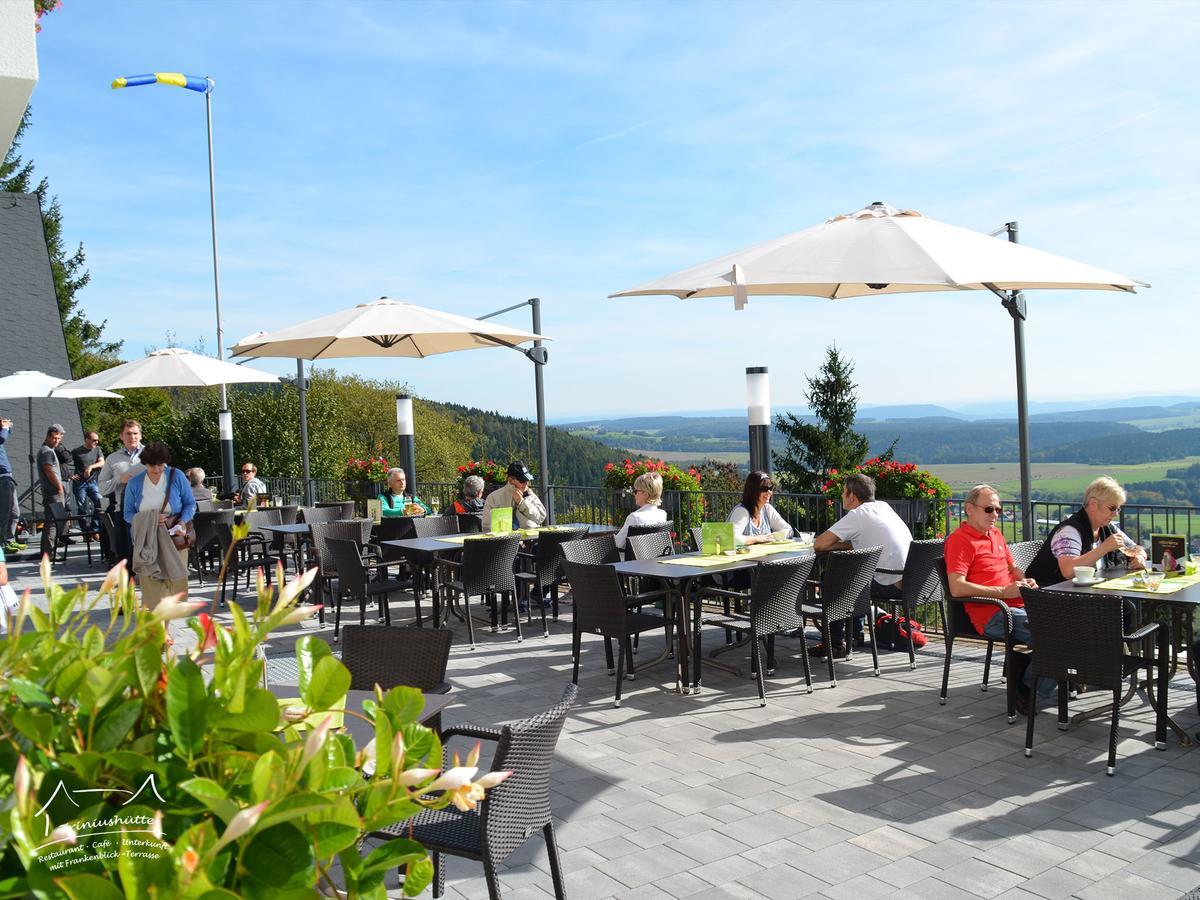 Die Triniushuette "Thueringens Schoenste Aussicht" Rauenstein Exterior foto