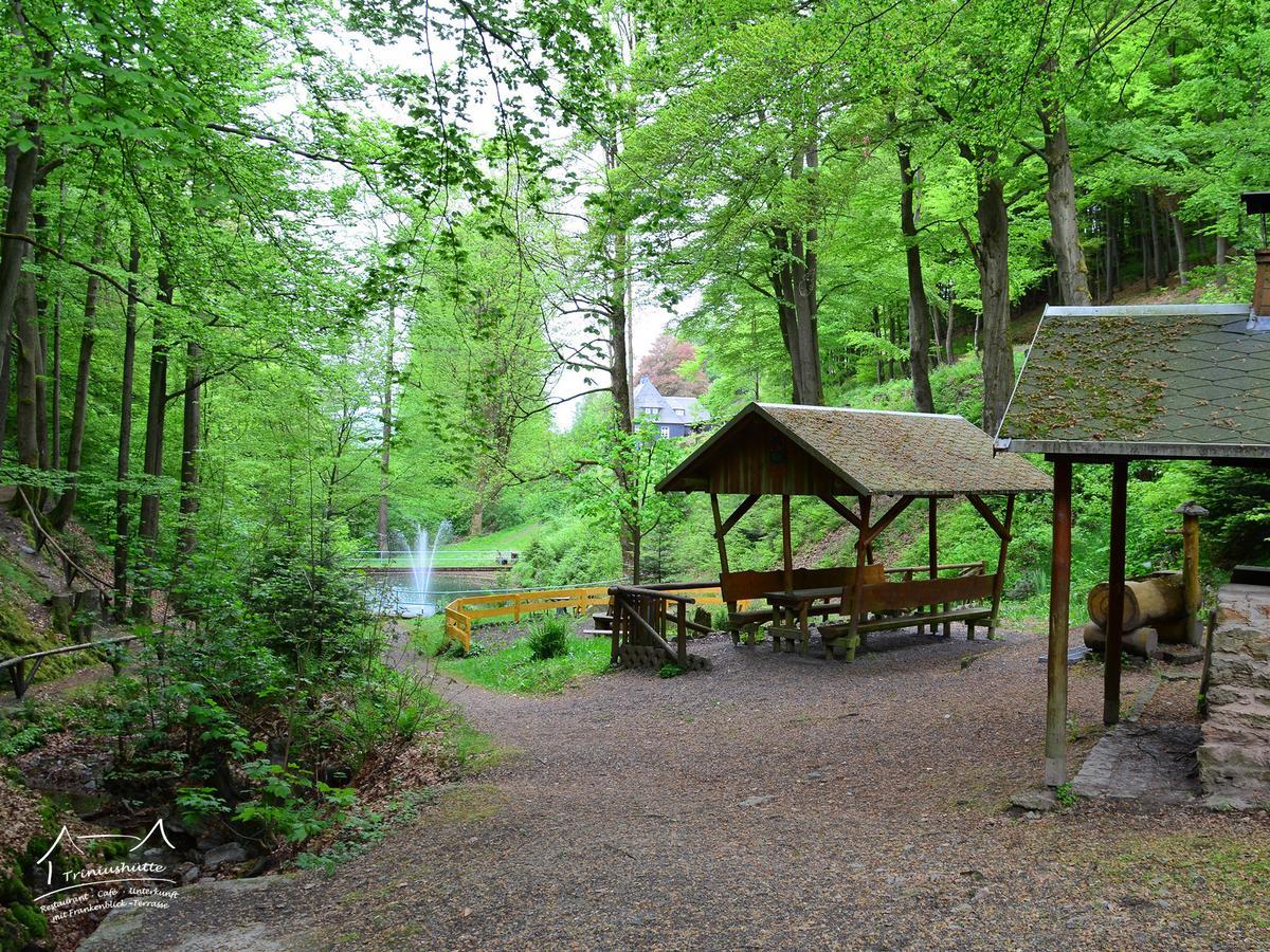Die Triniushuette "Thueringens Schoenste Aussicht" Rauenstein Exterior foto