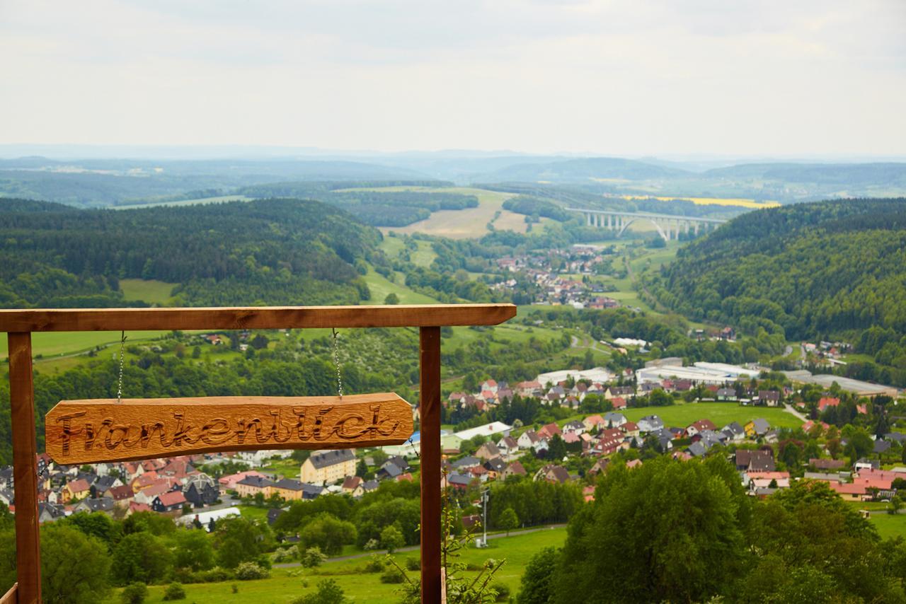 Die Triniushuette "Thueringens Schoenste Aussicht" Rauenstein Exterior foto